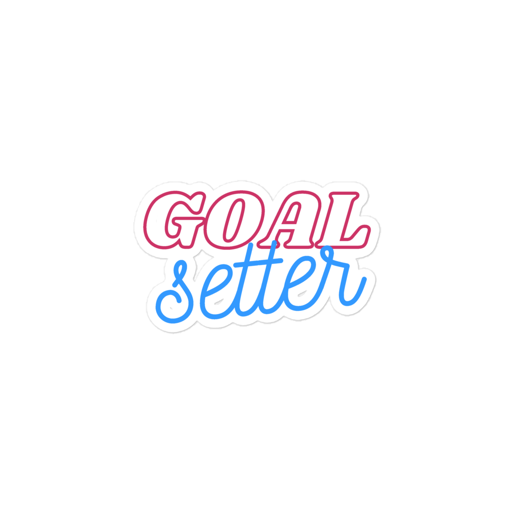Goal Setter sticker
