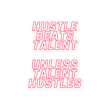 Load image into Gallery viewer, Hustle Beats Talent sticker
