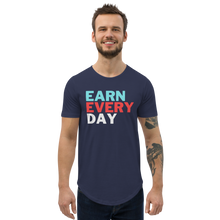 Load image into Gallery viewer, Men&#39;s Earn Every Day Curved Hem T-Shirt
